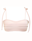 Kat Bikini Top in Ribbed Apricot - Final Sale