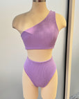 Emi Bottom in Textured Lilac - Final Sale
