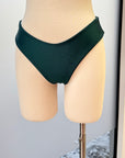 Bruni Bottom in Metallic Emerald - Final Sale