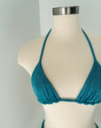 Emi Top Aqua Shimmer - Final Sale