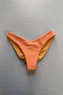 Lola Bottom in Ribbed Peach - Final Sale