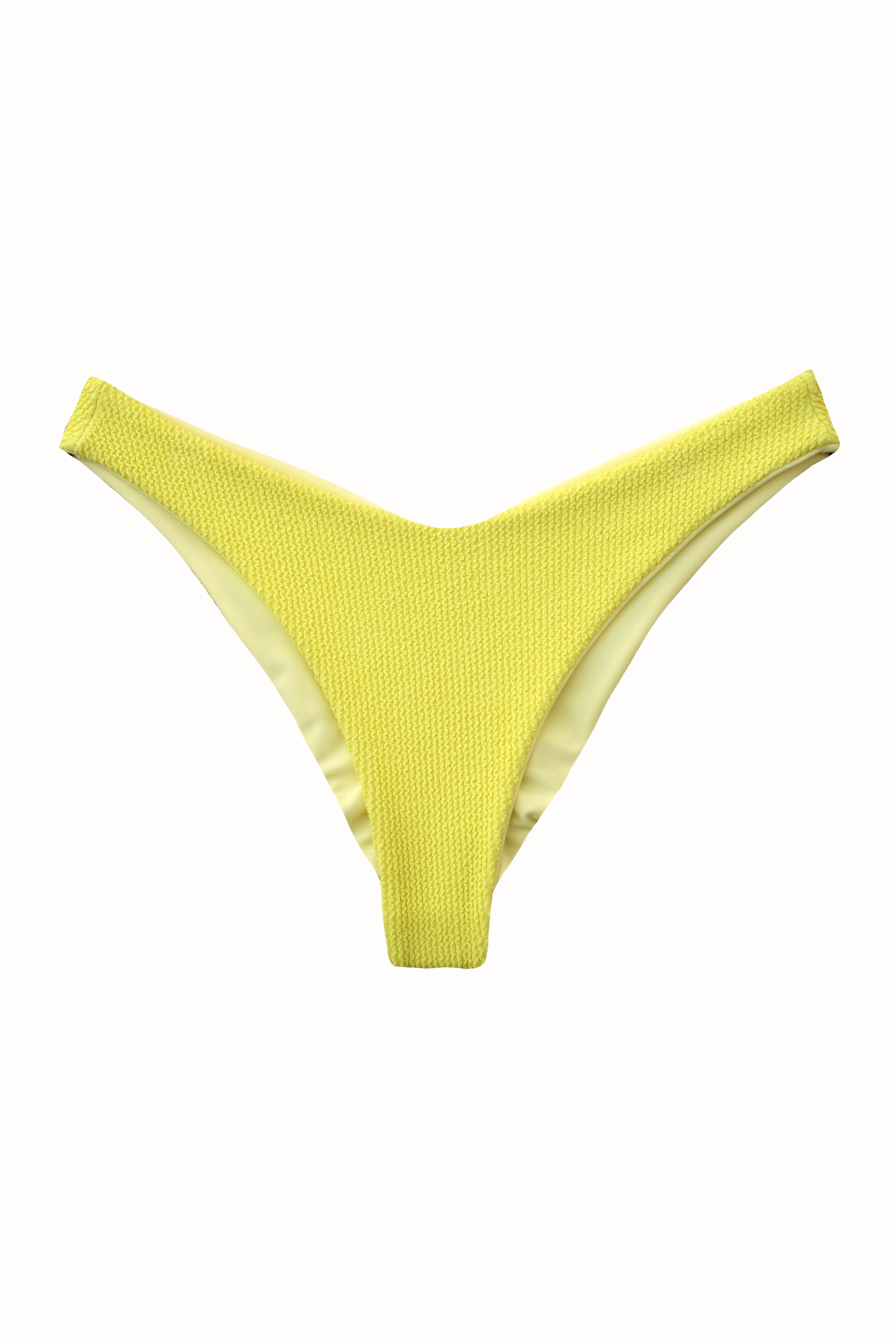 Lola Bottom in Textured Lemon - Final Sale