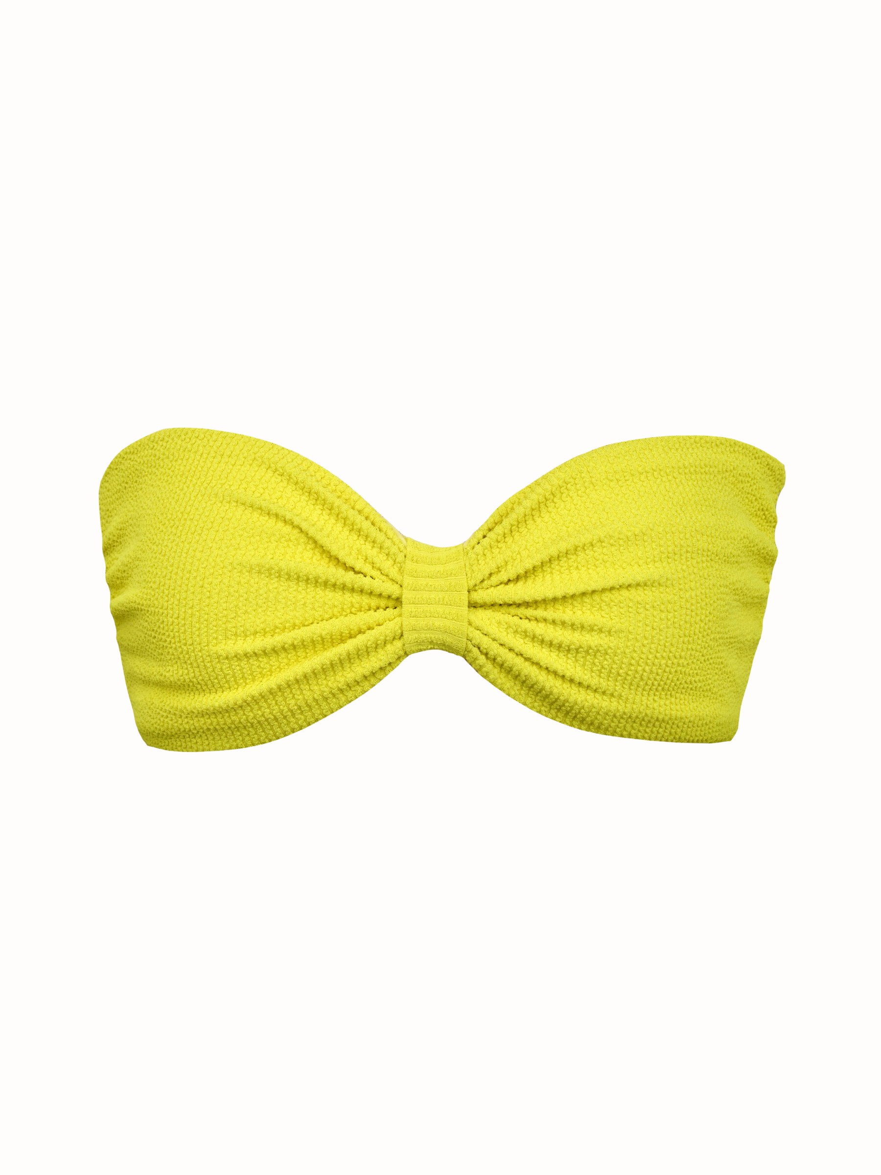 Cleo Top in Textured Lemon - Final Sale