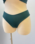 Bruni Bottom in Ribbed Emerald - Final Sale