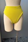 Emi Bottom in Textured Lemon - Final Sale