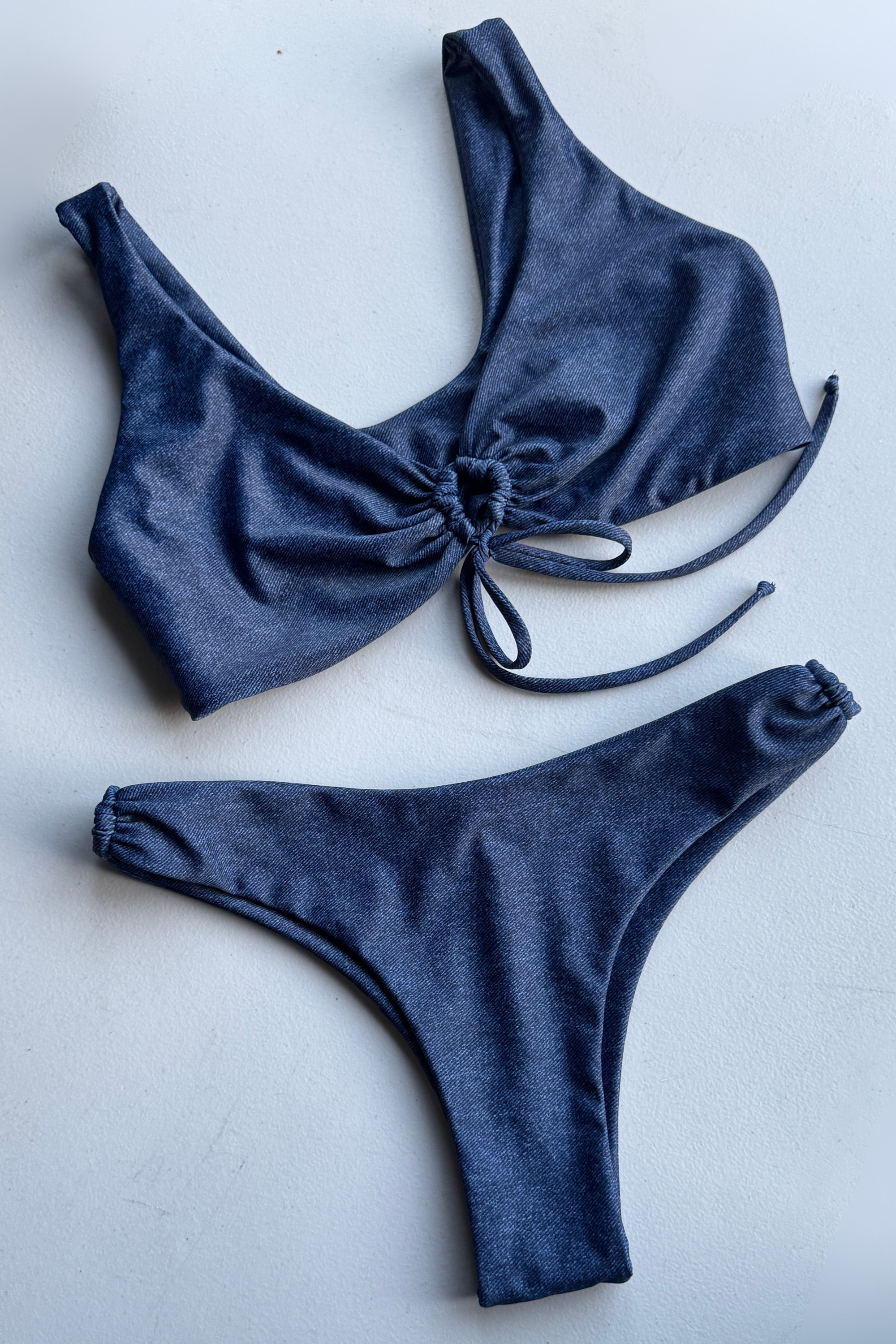 Niki Top in Dark Denim - Final Sale