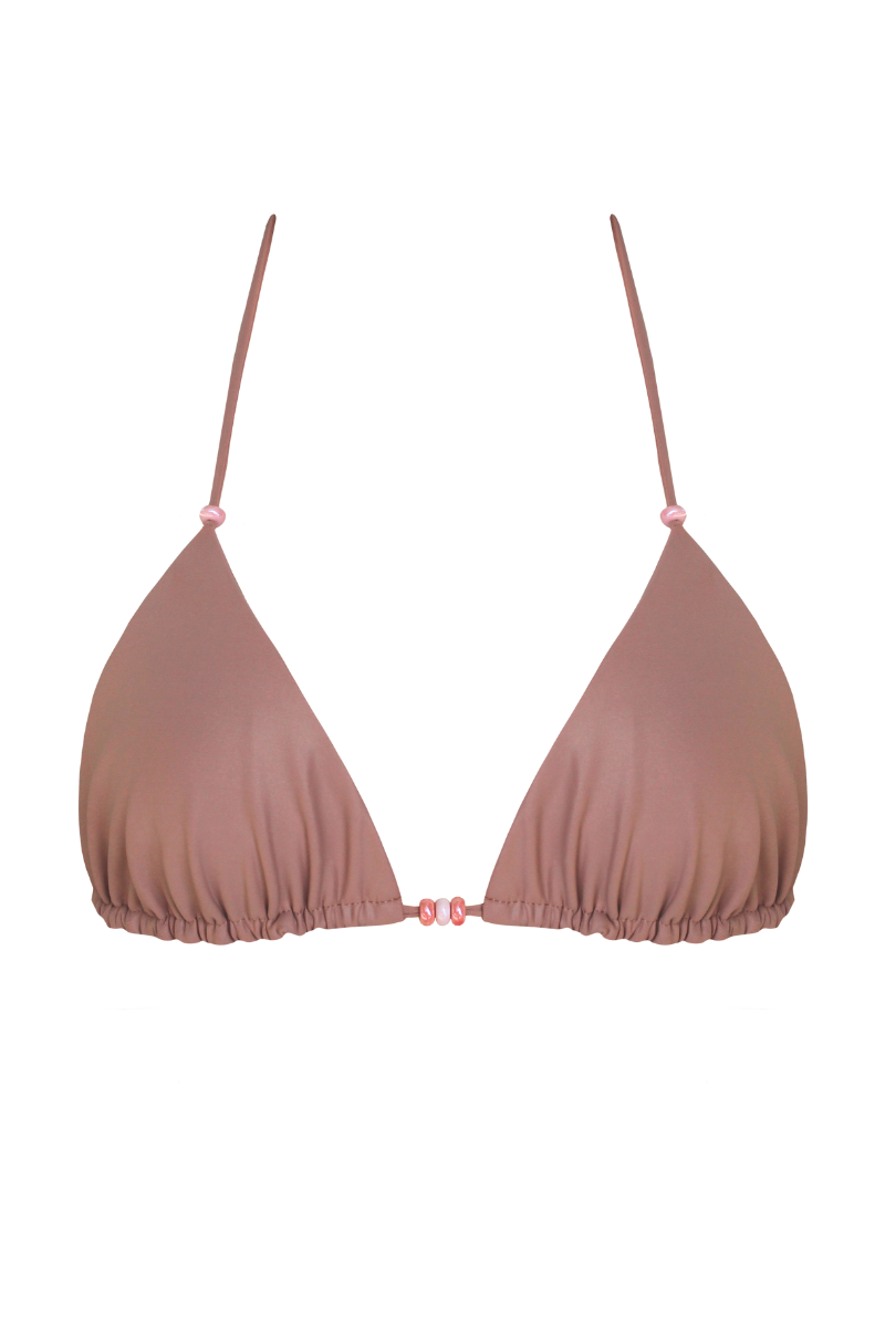 Beaded Emi Top in Satin Rose - Final Sale