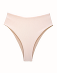 Emi Bottom in Ribbed Apricot - Final Sale