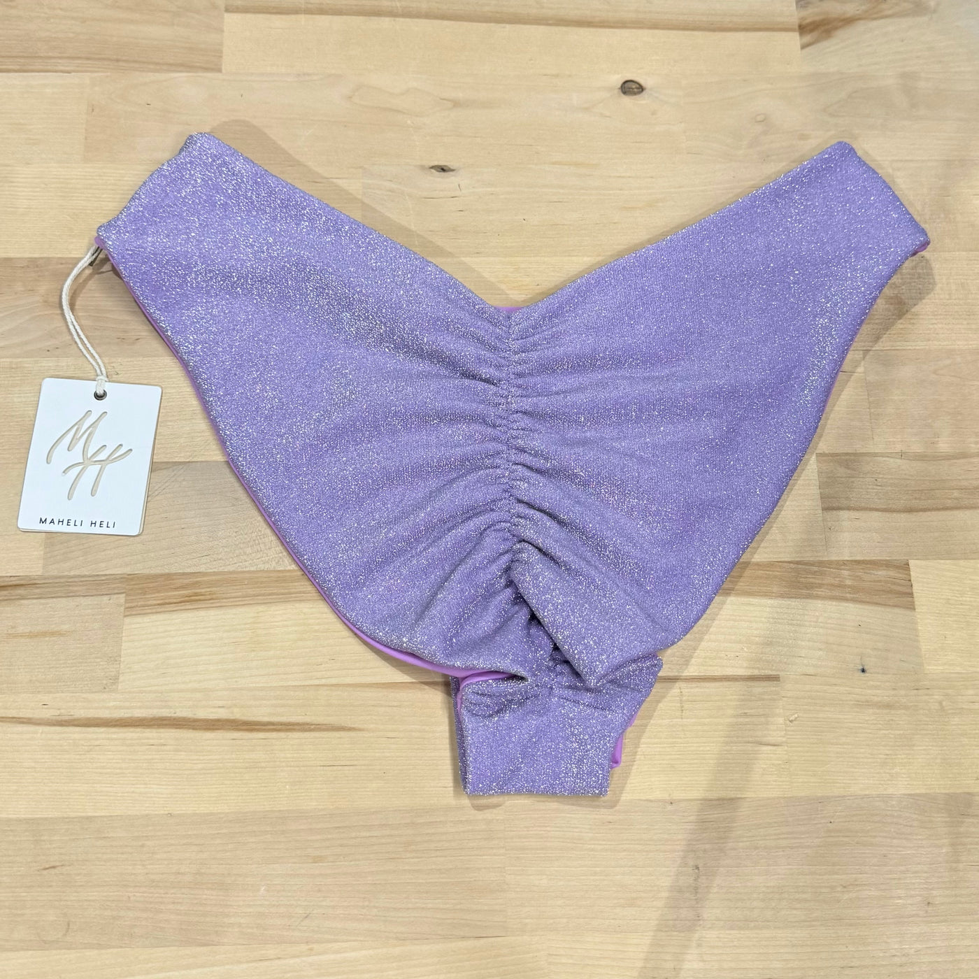 LOLA Bikini Bottom in Lilac Shimmer