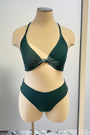 Mara Top in Ribbed Emerald - Final Sale