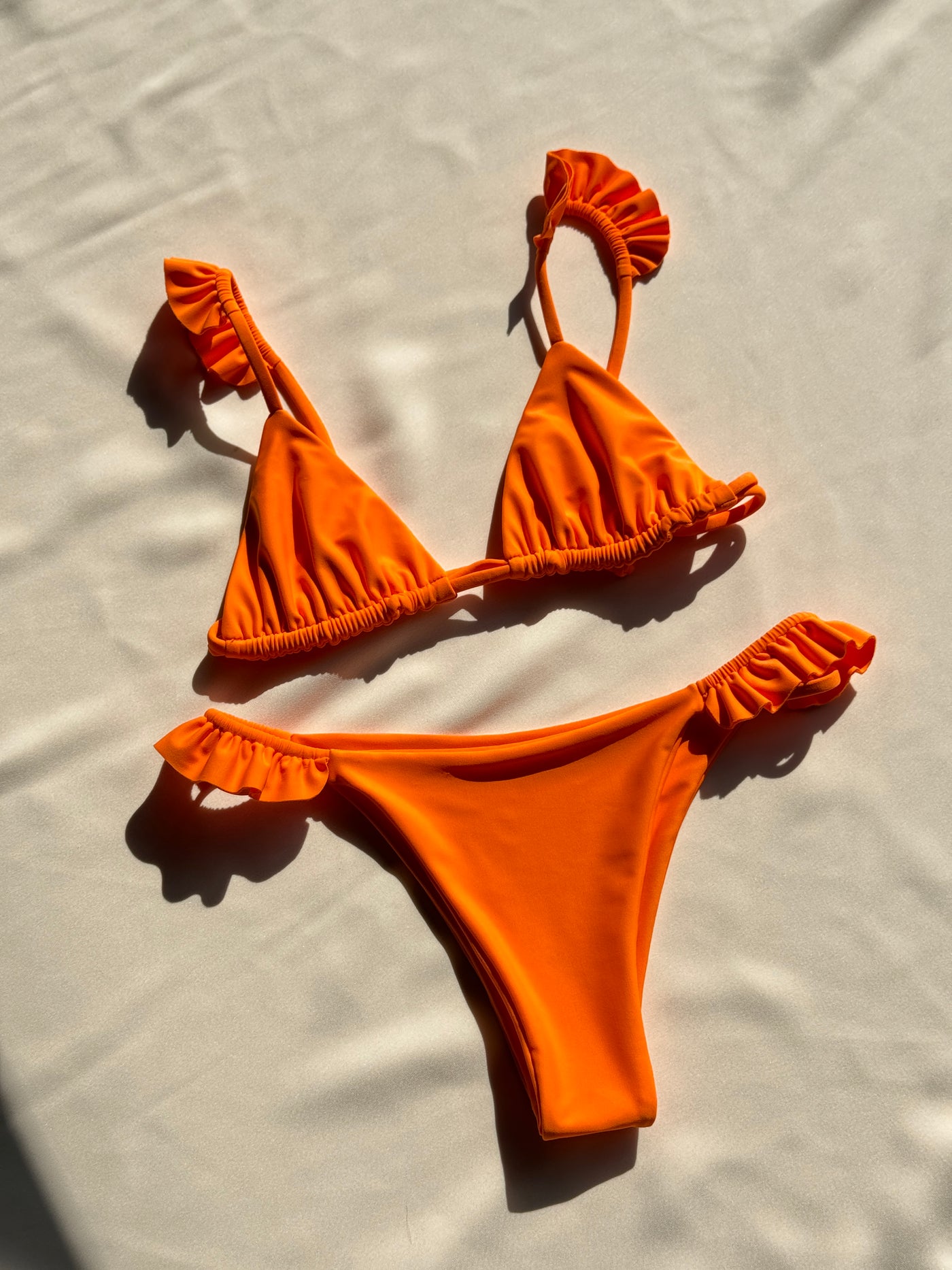 Carla Bikini Bottom in Tangerine
