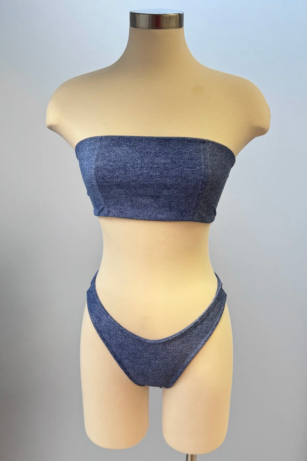 Demi Top in Denim - Final Sale