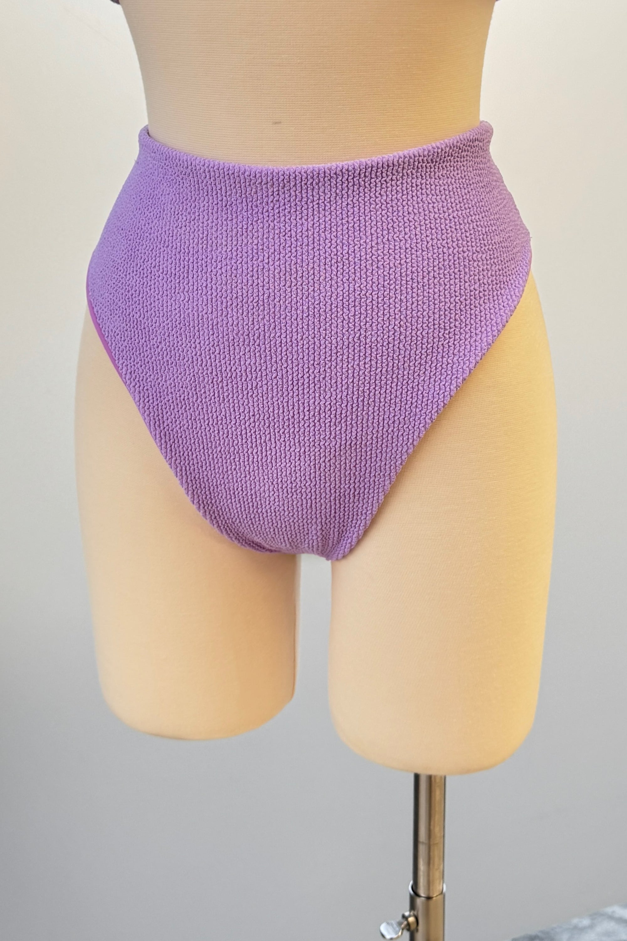 Emi Bottom in Textured Lilac - Final Sale
