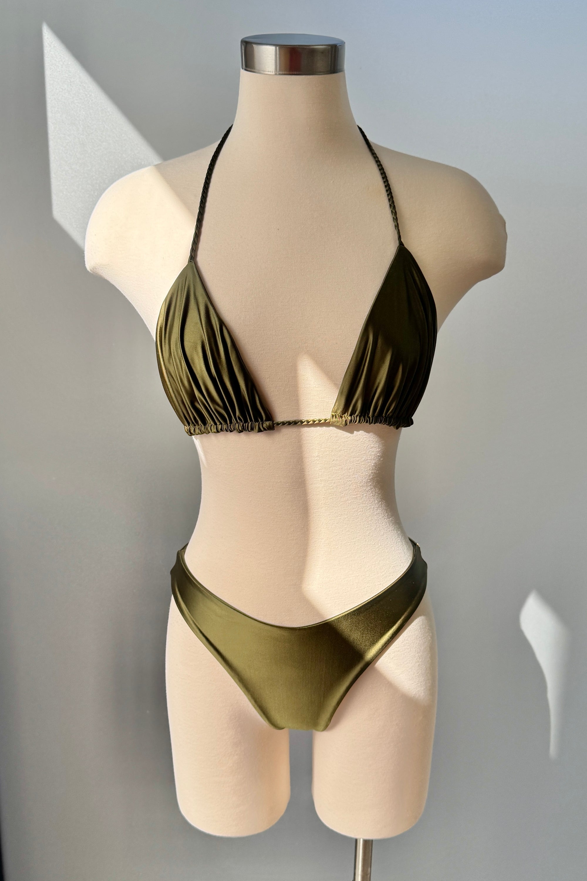 Capri Bottom in Deep Olive - Final Sale