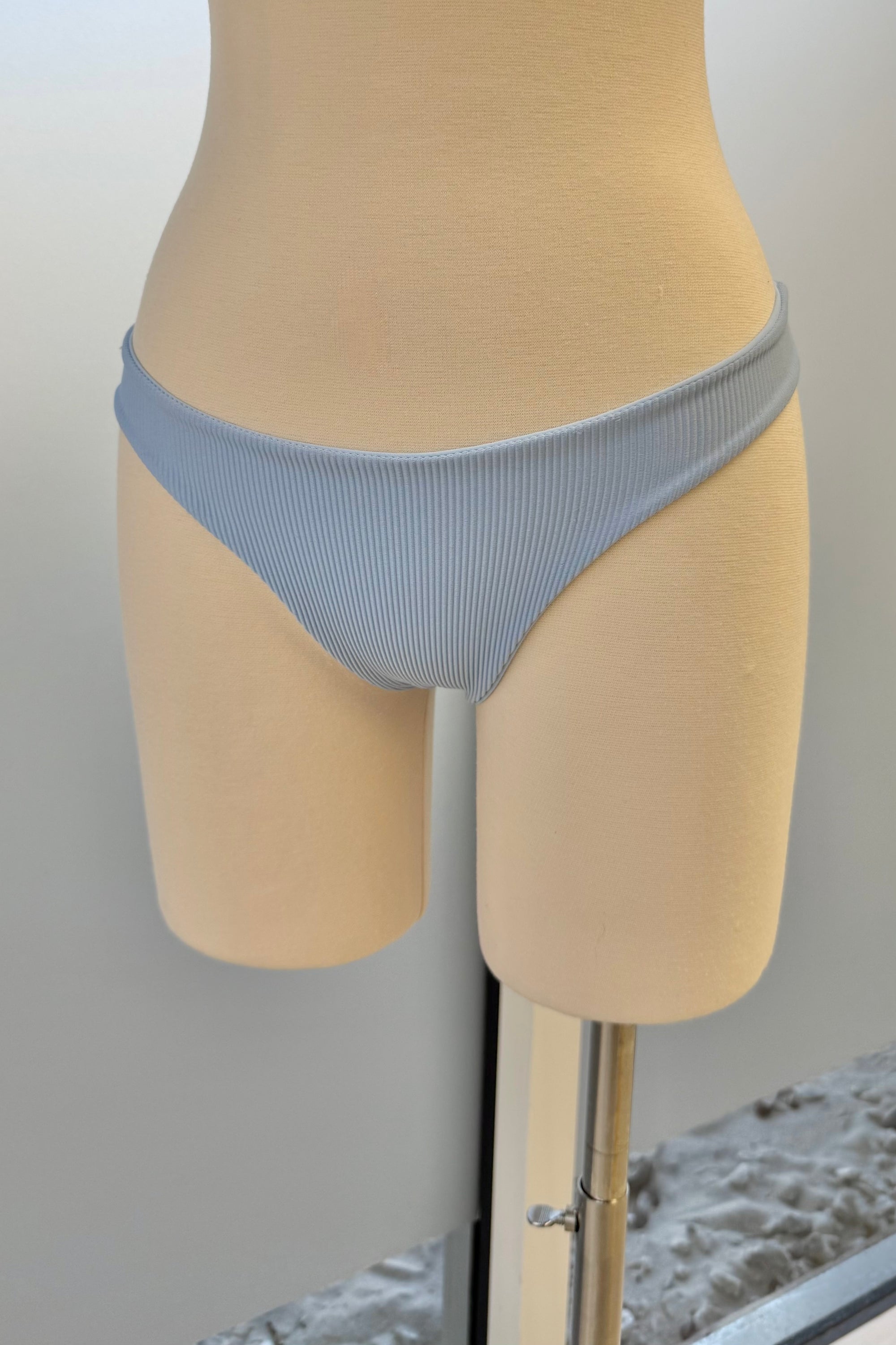 Bekka Bottom in Ribbed Baby Blue - Final Sale