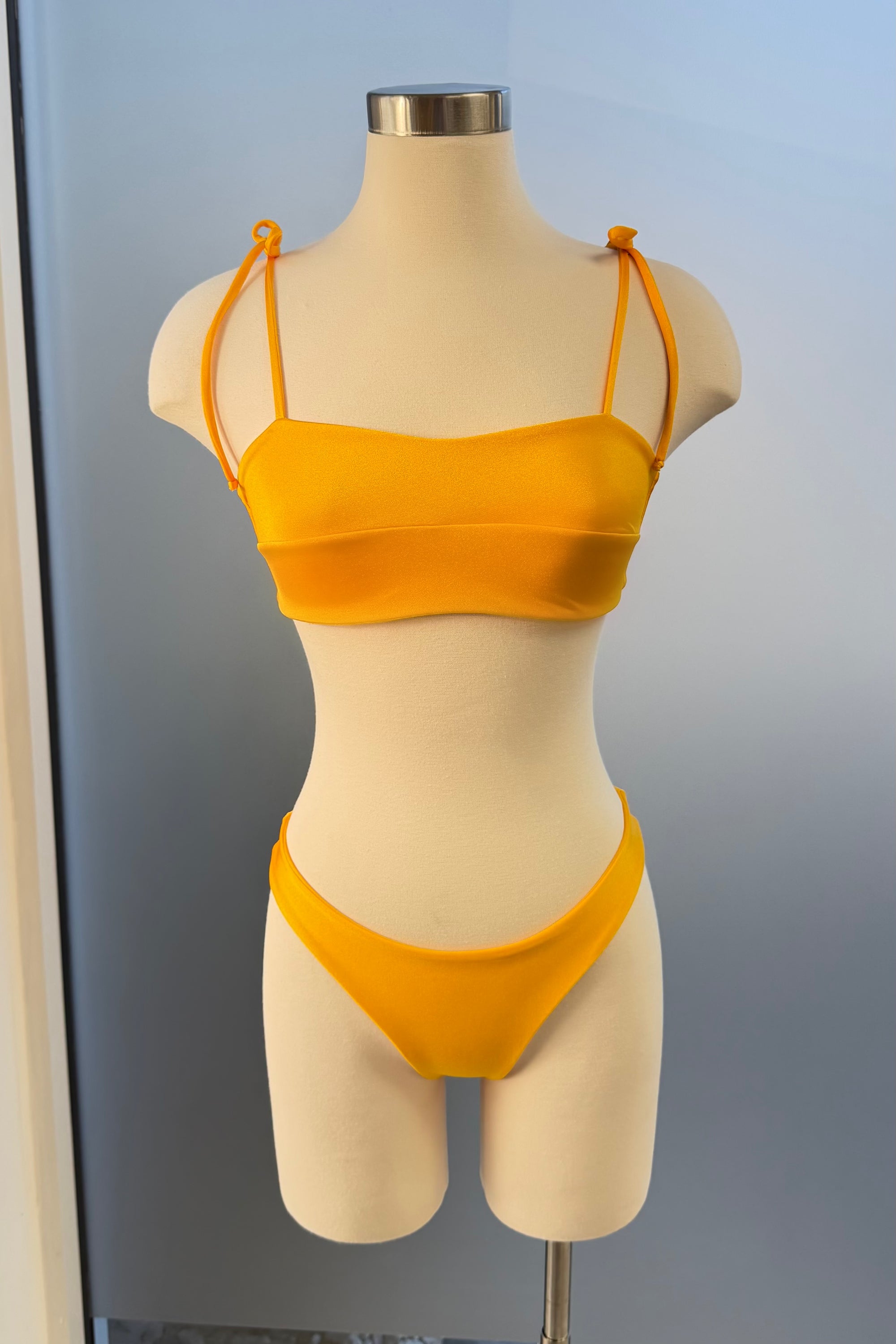 Kat Top in Metallic Mango - Final Sale