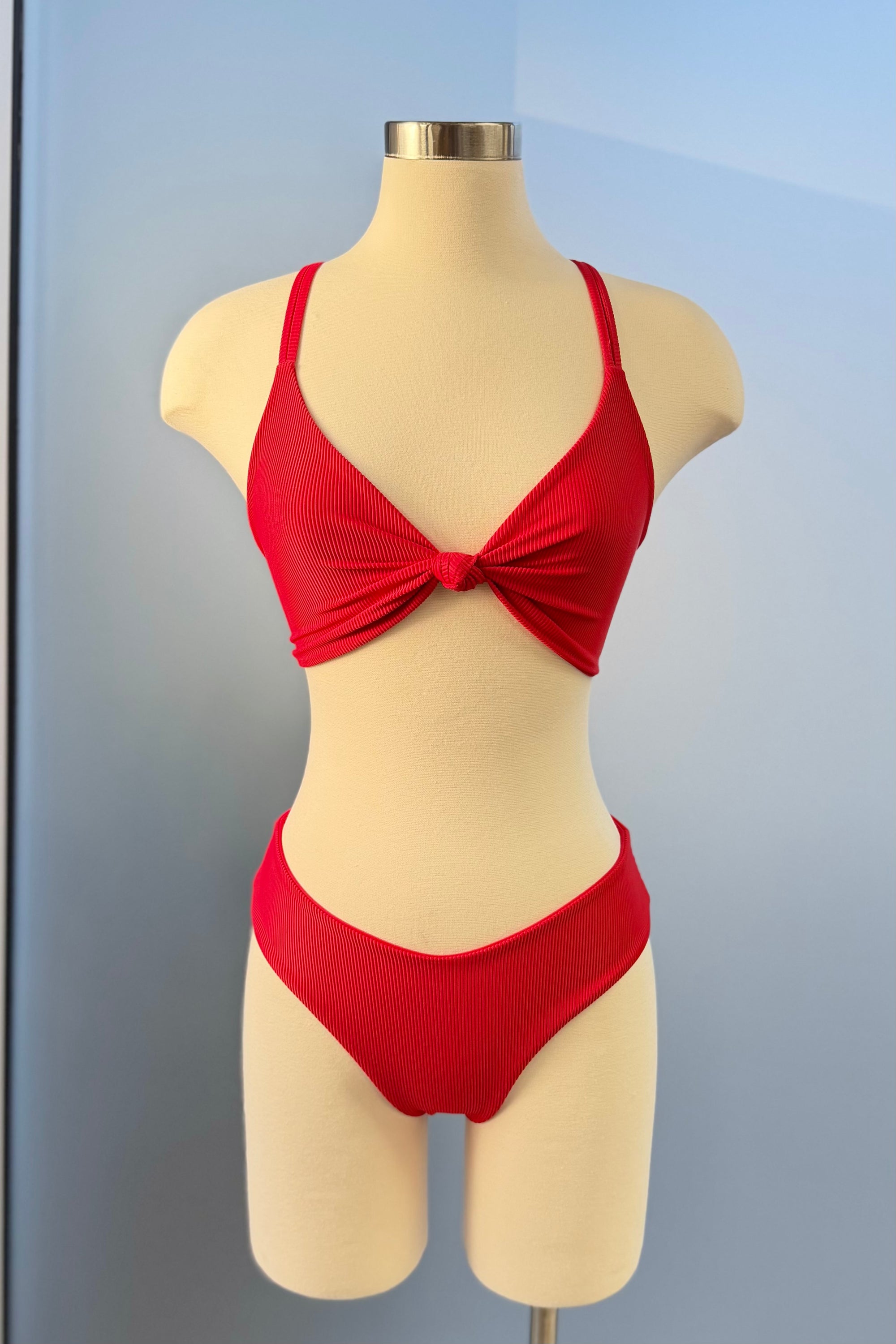 Bruni Bottom Ribbed Cherry - Final Sale