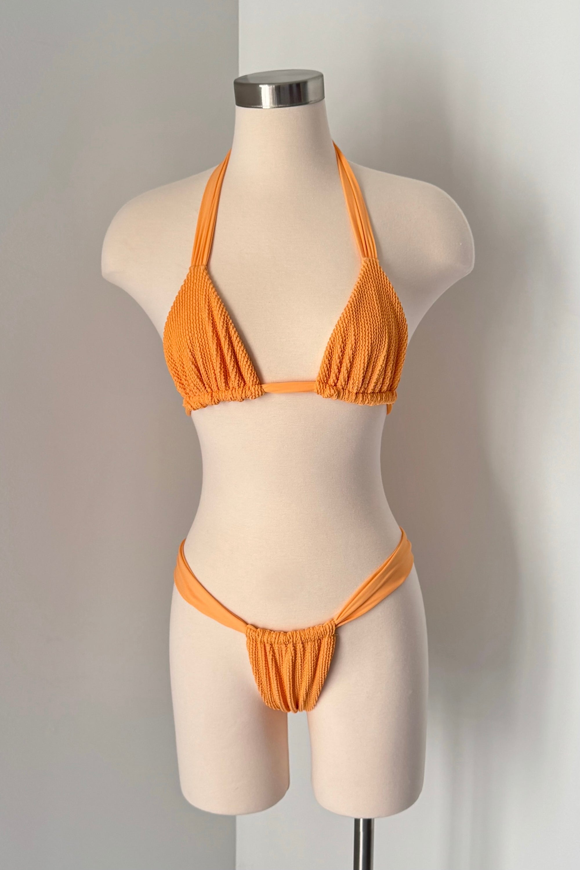 Lana reversible Top in Textured Peach - Final Sale