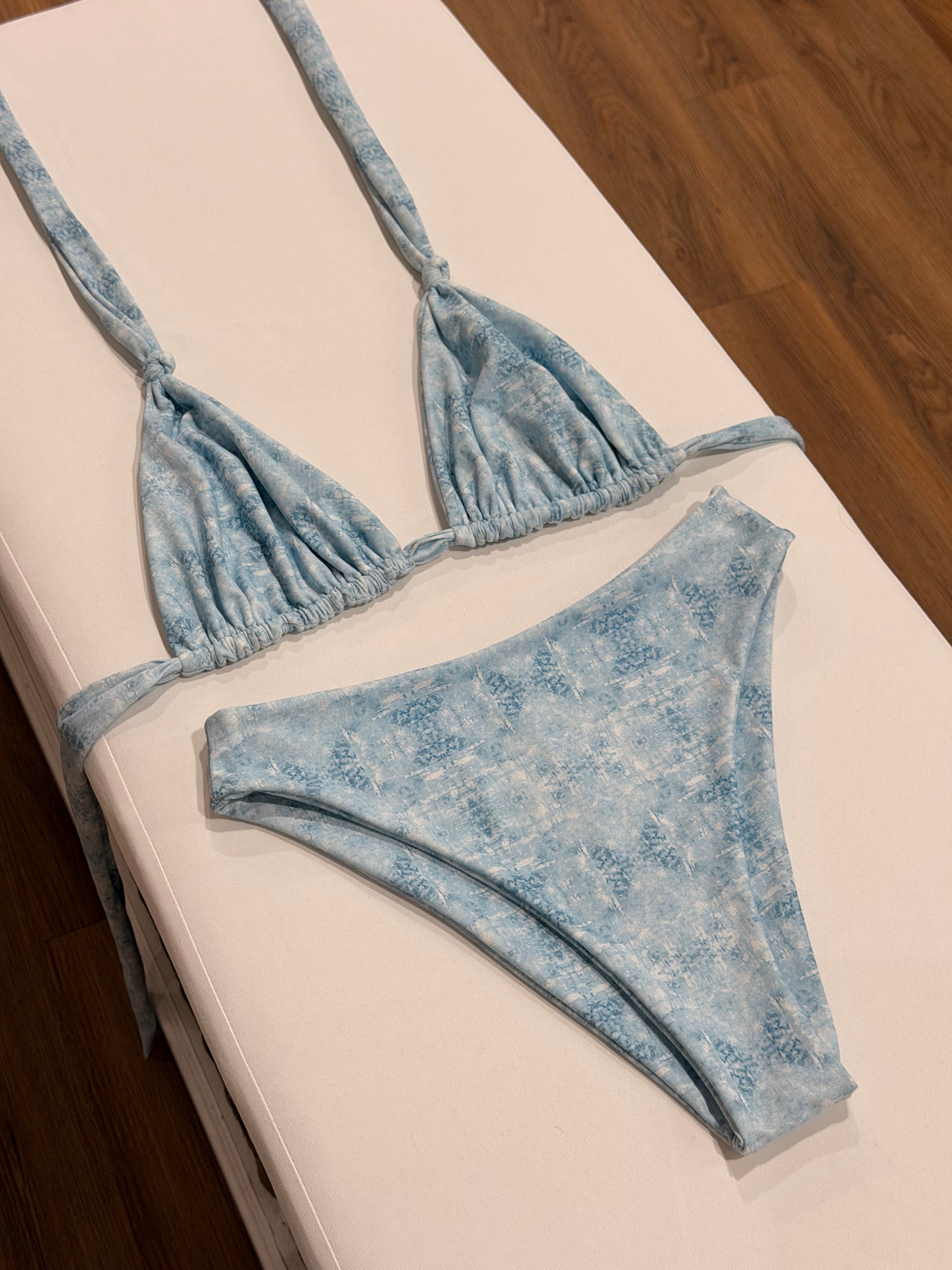 Sora Top + Camille Bottom Bikini Set in Caicos