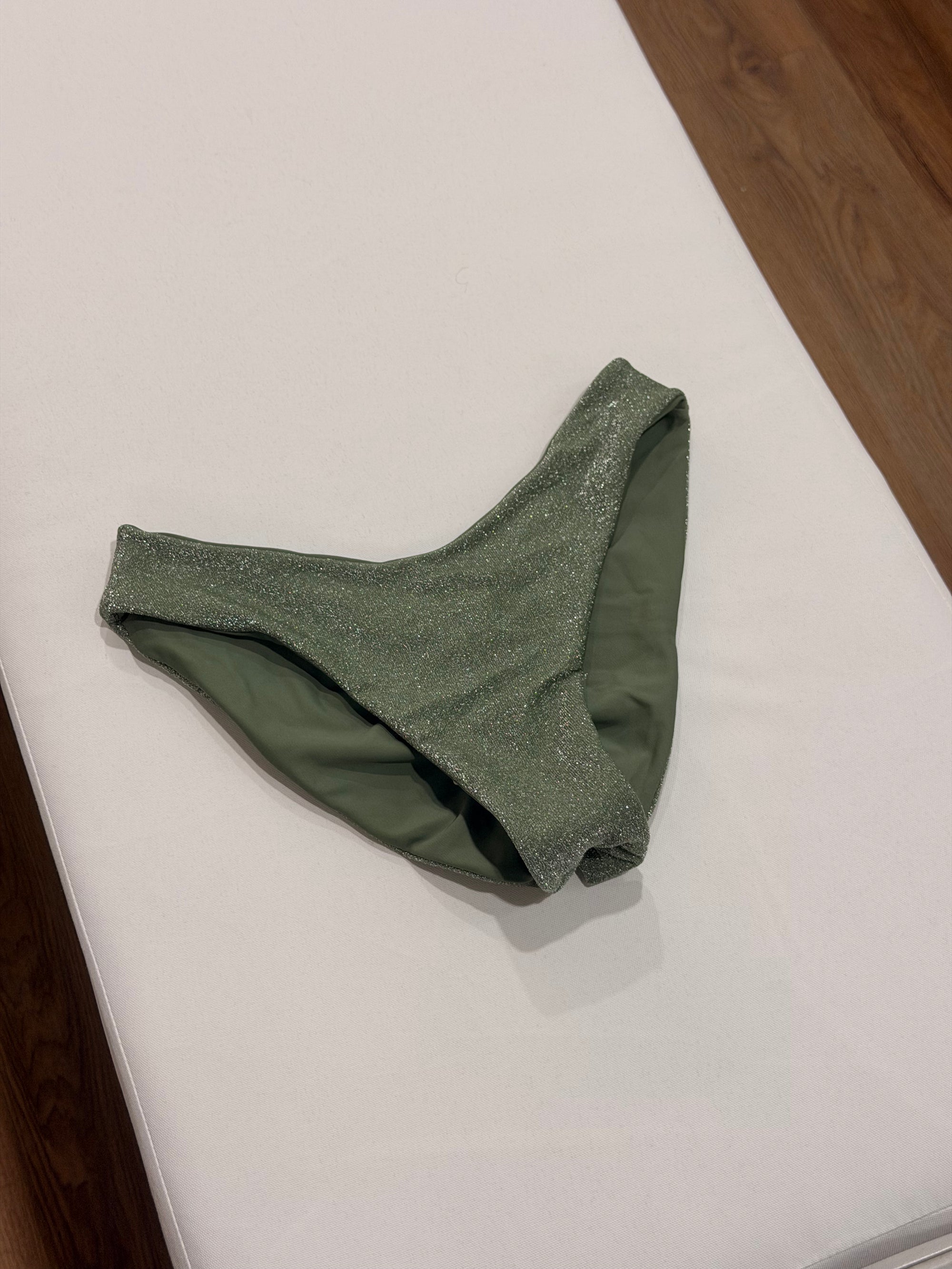 Reversible Lola Bottom in Sage Shimmer
