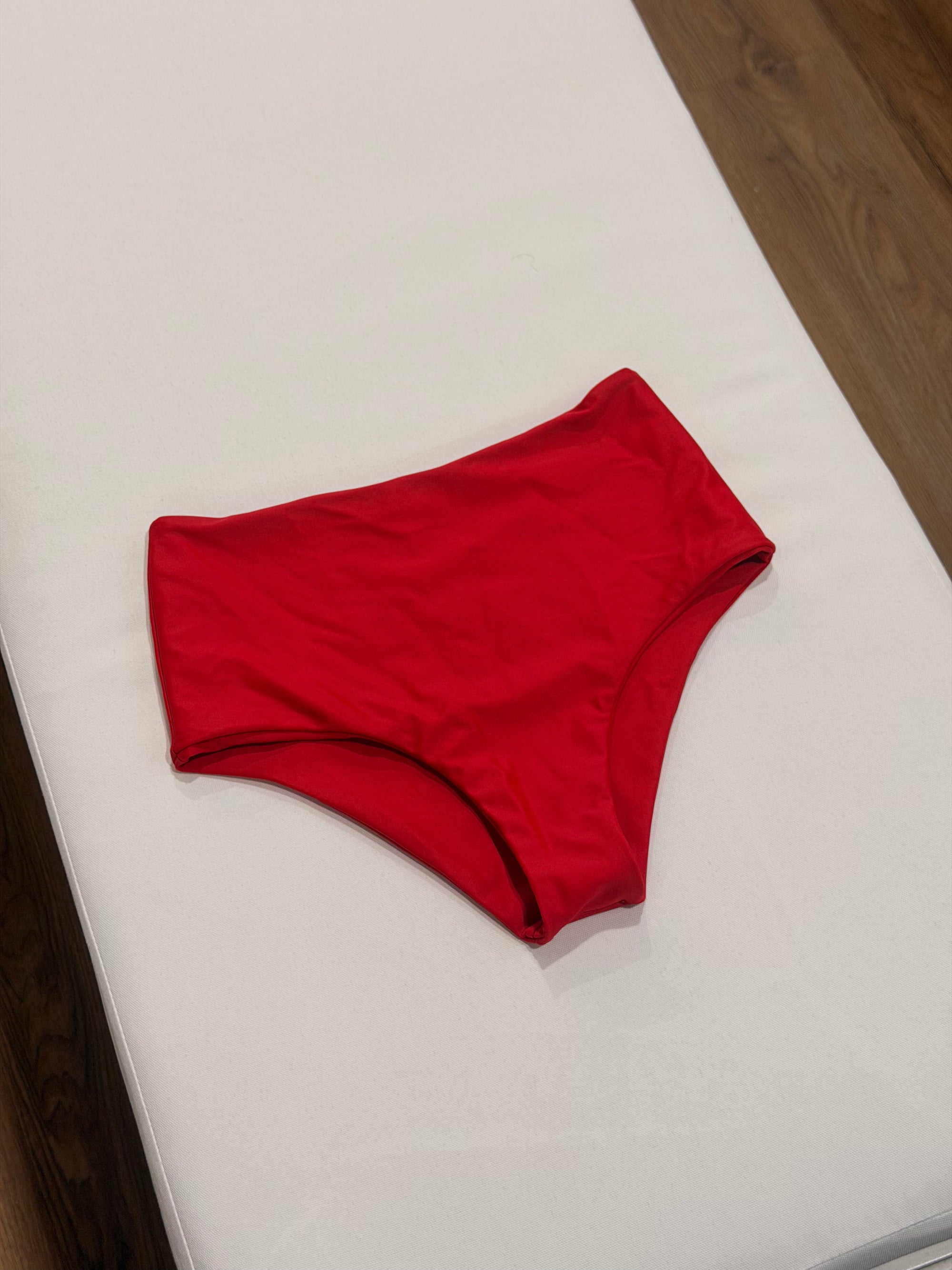 High Tide Bottom in Reddest Red - Final Sale