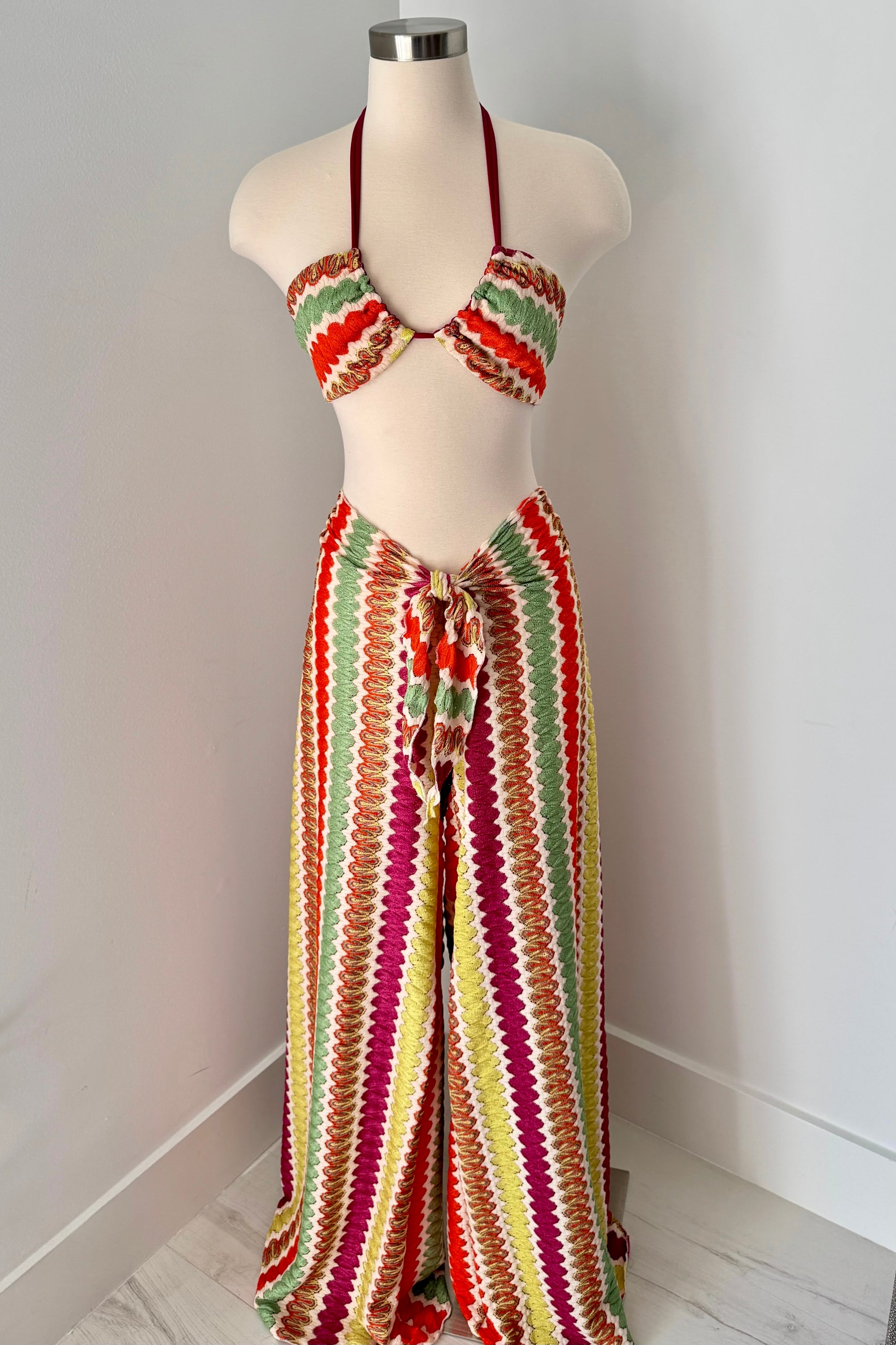 Coverup Pant in Bora Crochet - Final Sale