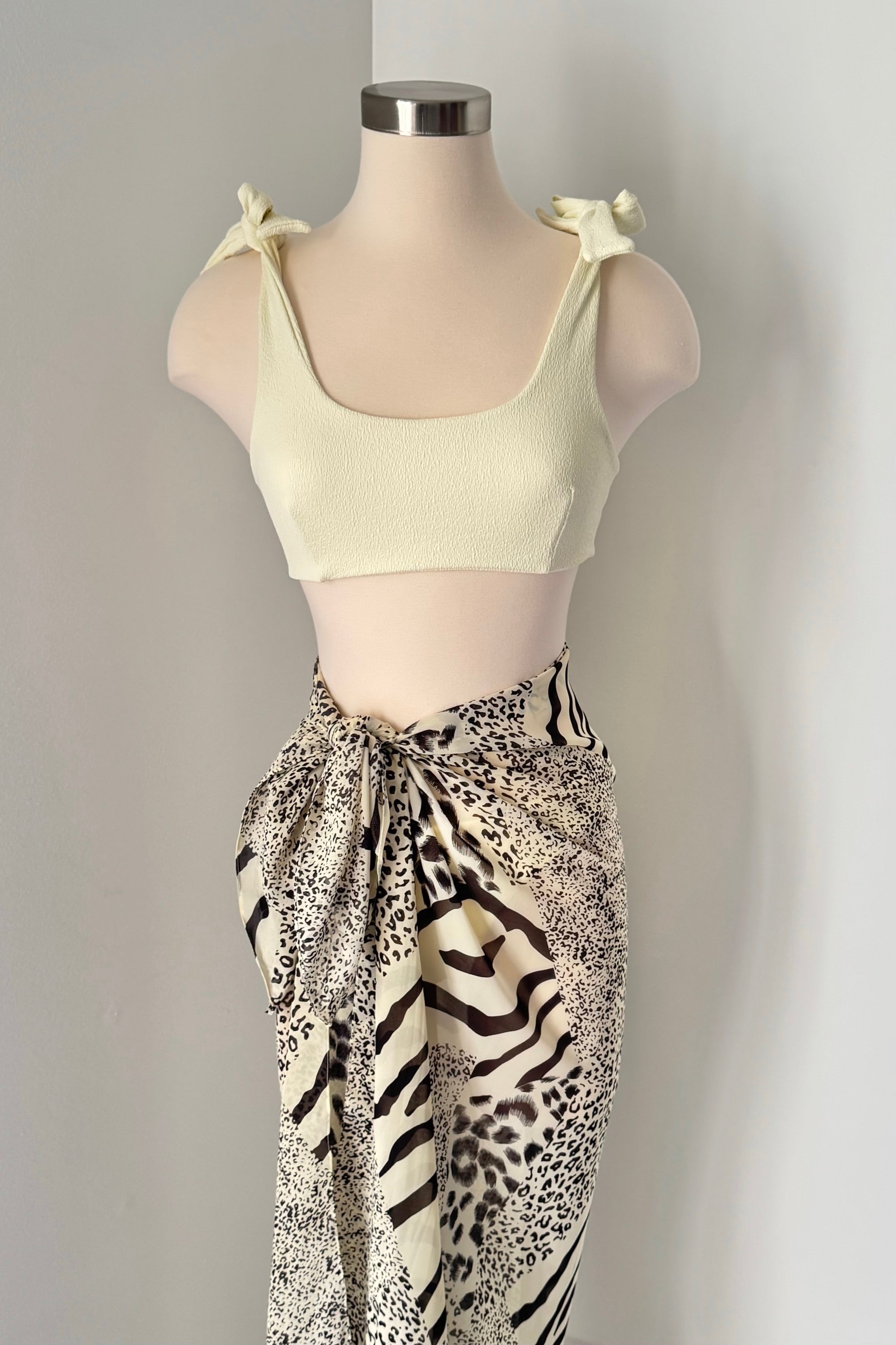 Sarong in Animal Print - Final Sale