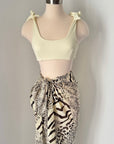 Sarong in Animal Print - Final Sale