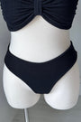 Bruni Bottom in Textured Black - Final Sale