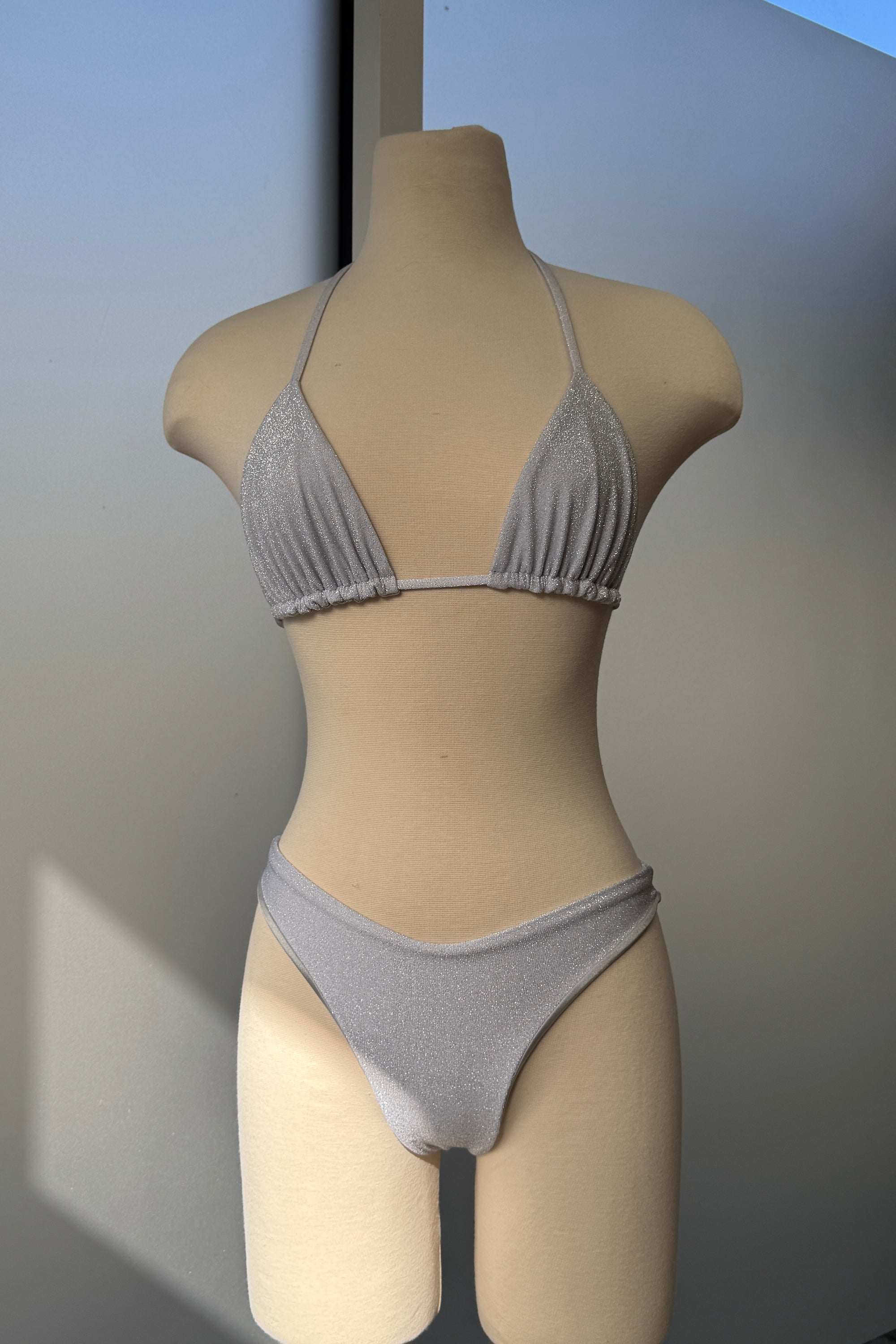 Emi Top in Silver Shimmer - Final Sale