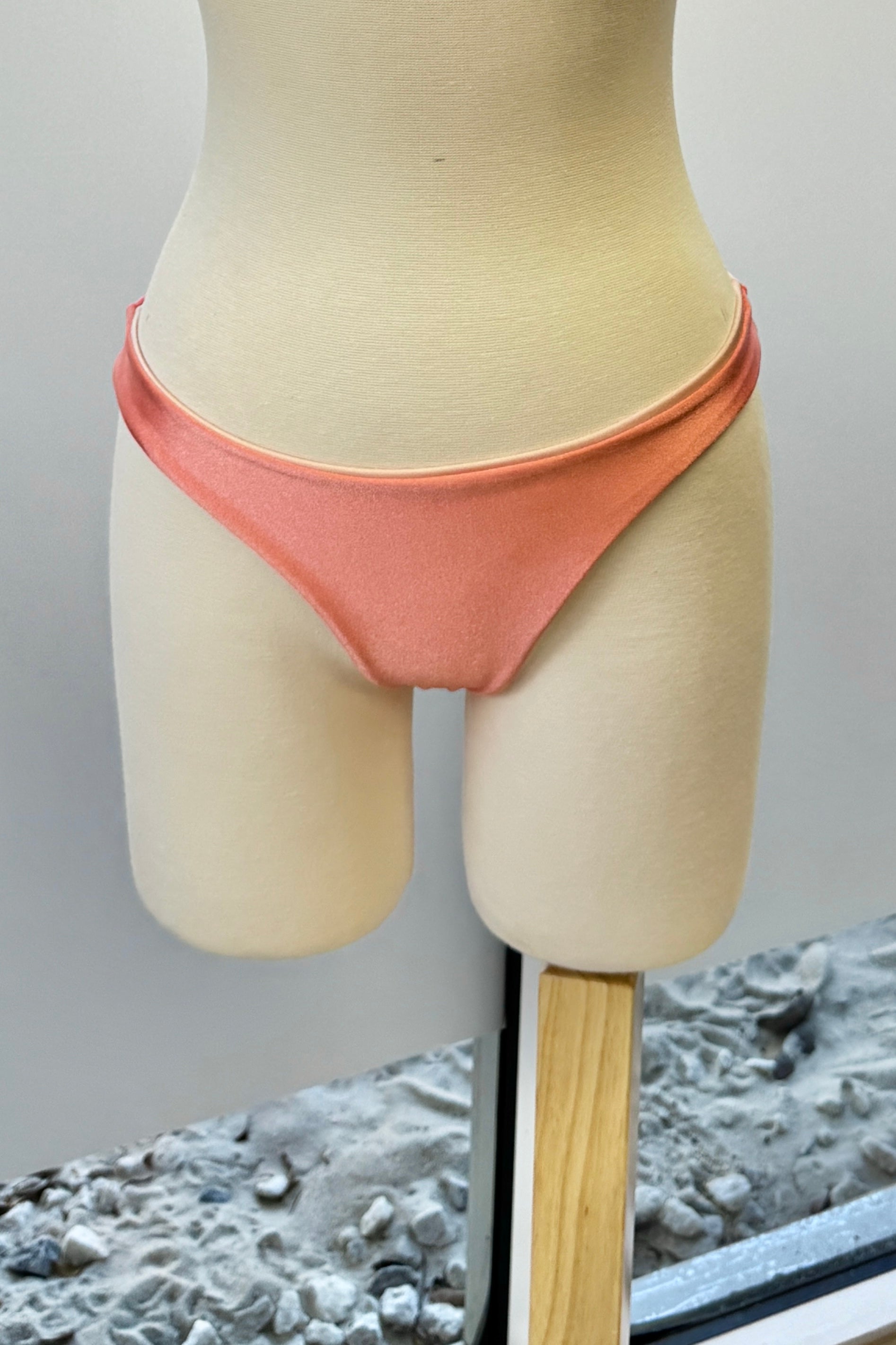 Bekka reversible Bottom in Metallic Peach/Rose - Final Sale