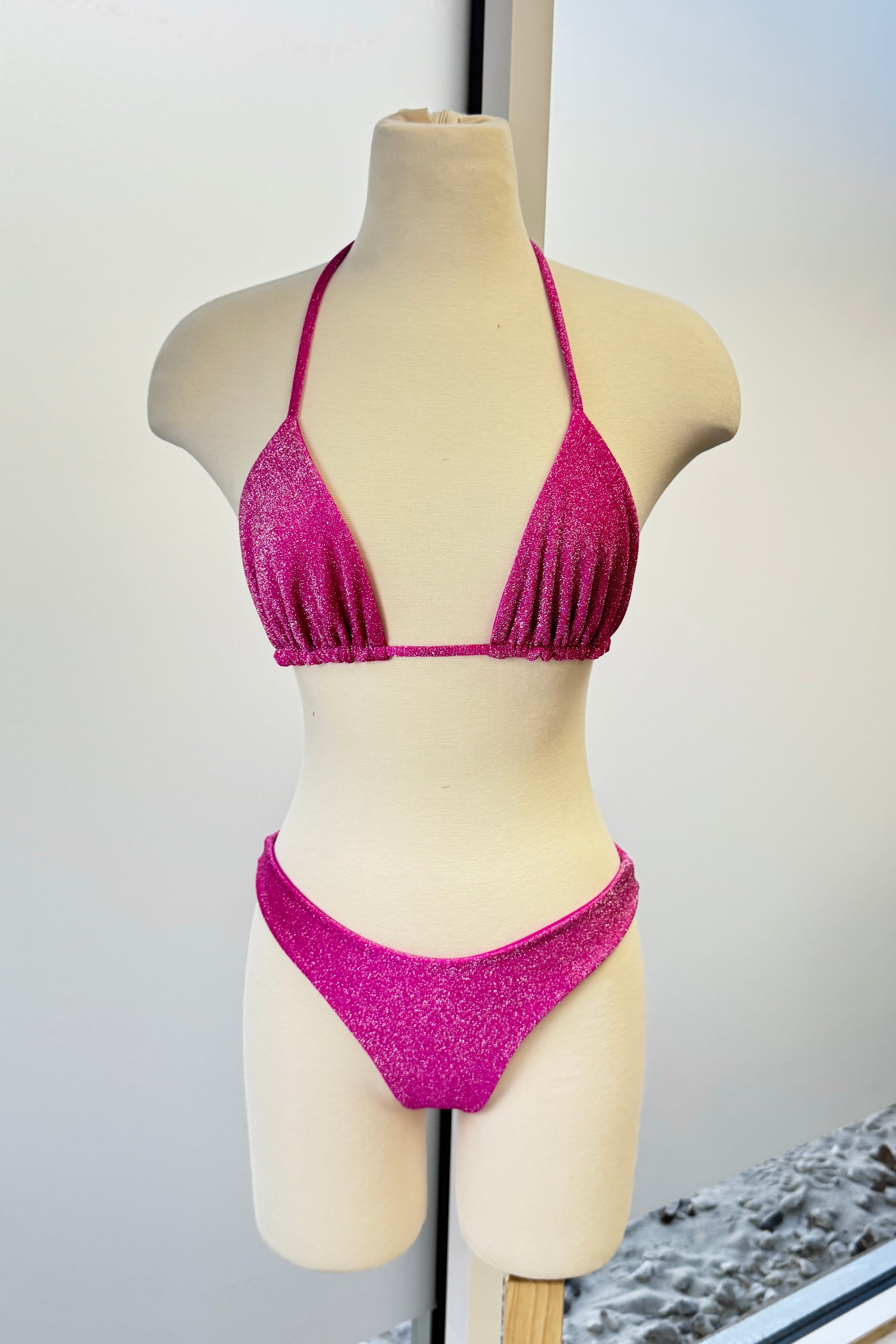 Emi Top in Magenta Shimmer - Final Sale
