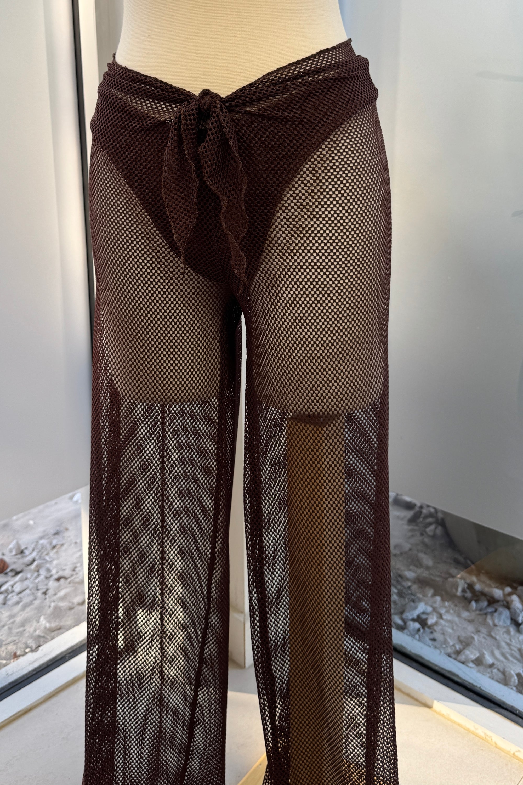 Coverup Pant in Cocoa Knit - Final Sale