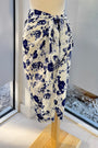 Beach Wrap in Blue Floral - Final Sale