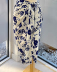 Beach Wrap in Blue Floral - Final Sale