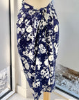 Beach Wrap in Blue Floral - Final Sale