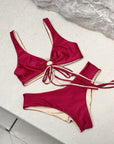 Beaded Niki Bikini Top