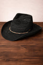 Out West Sun Hat in Black