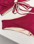 Beaded Niki Bikini Top