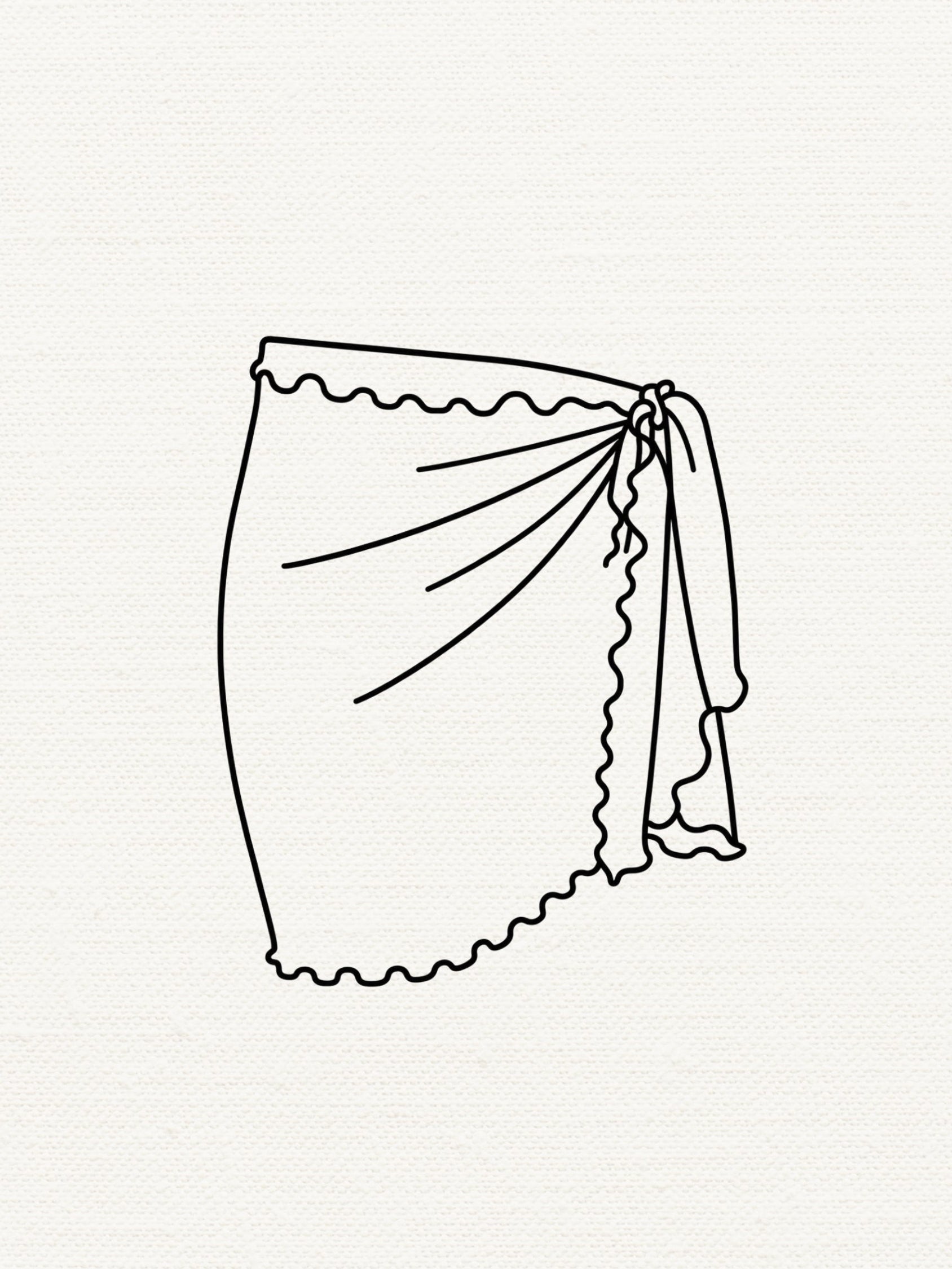 Frill Beach Wrap
