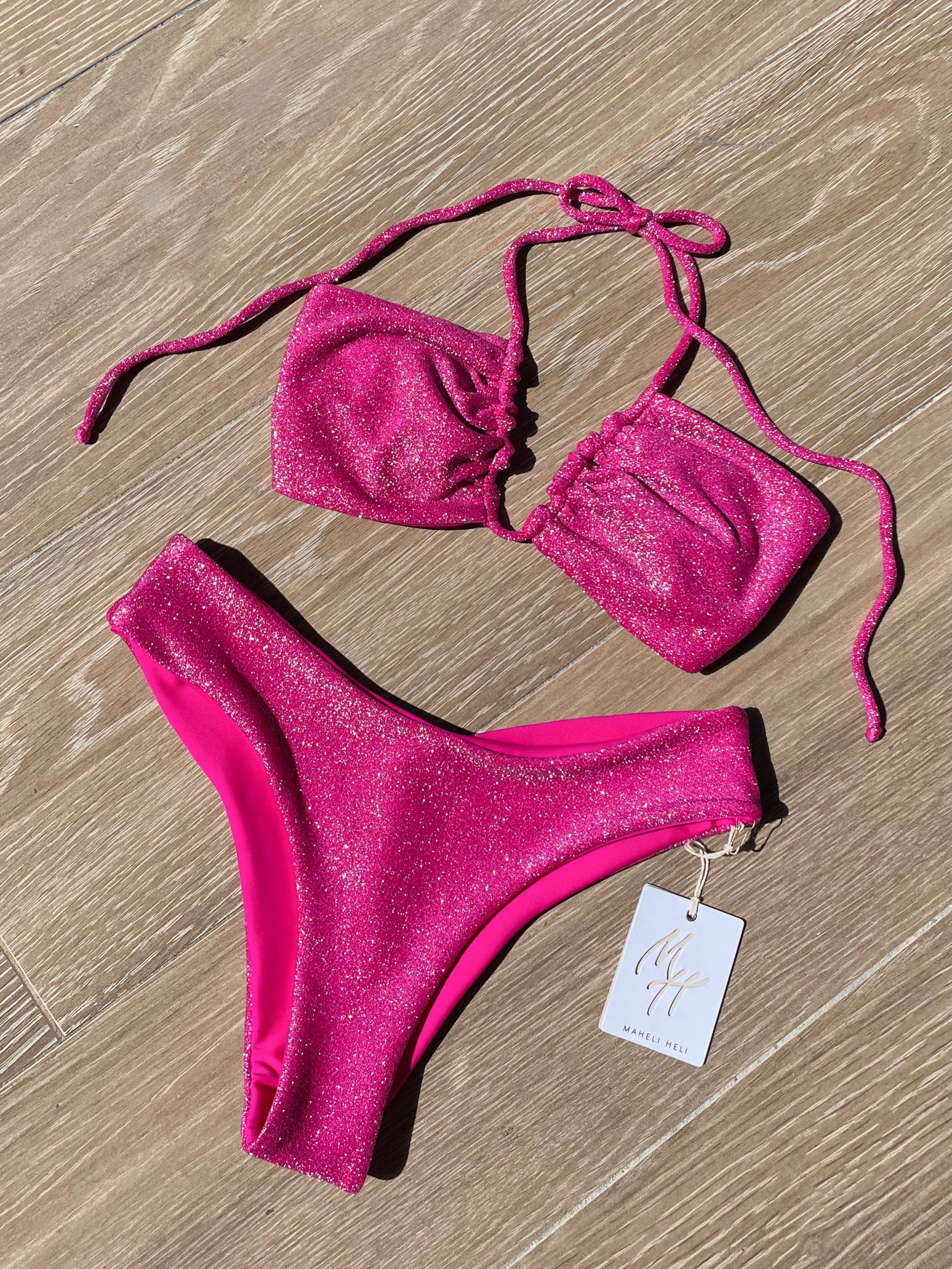 Bianca Top in Magenta Shimmer - Final Sale