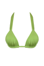 Supportive swimwear triangle top in light green