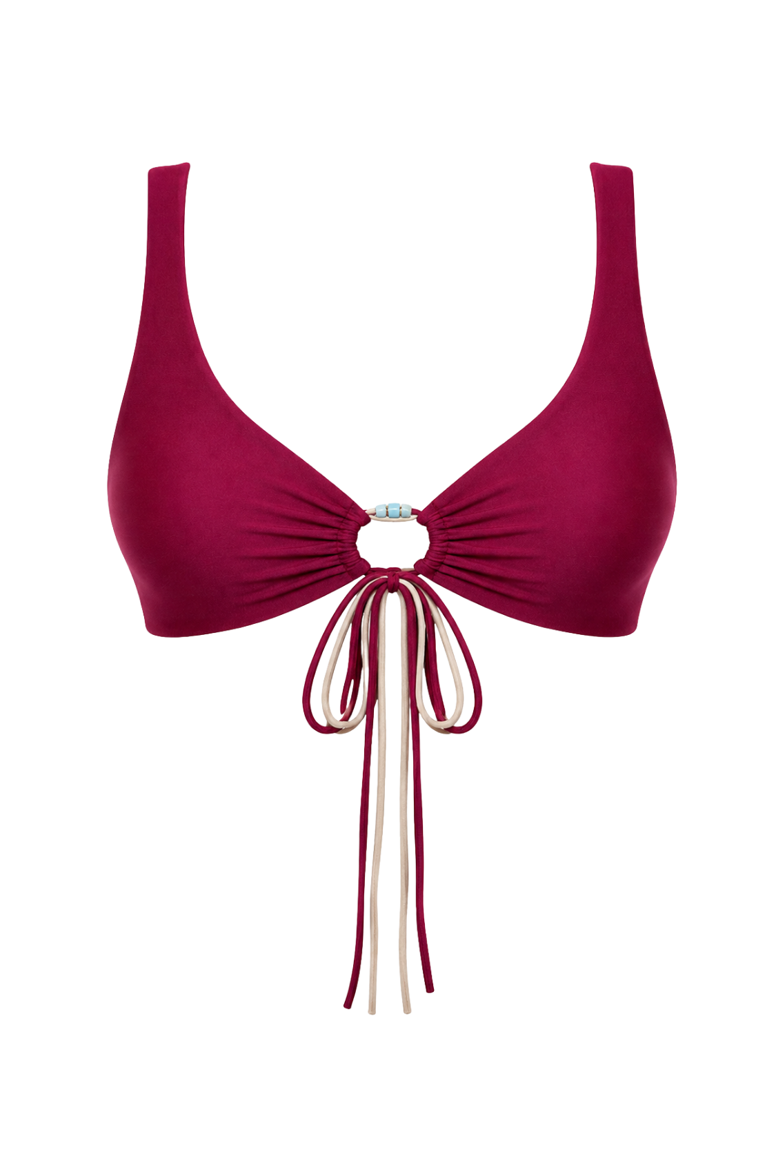 Beaded Niki Bikini Top