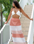 Rose Crochet Maxi Skirt
