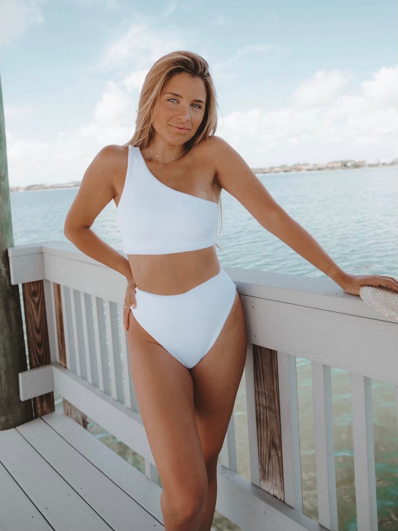 Bruni Top in Textured Coco - Final Sale